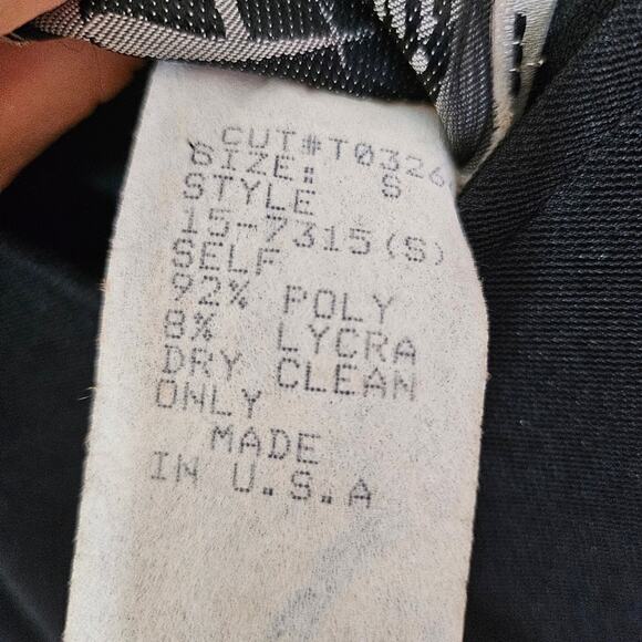 Vintage Tadashi Black Cutout Bodycon Dress - Picture 8 of 8